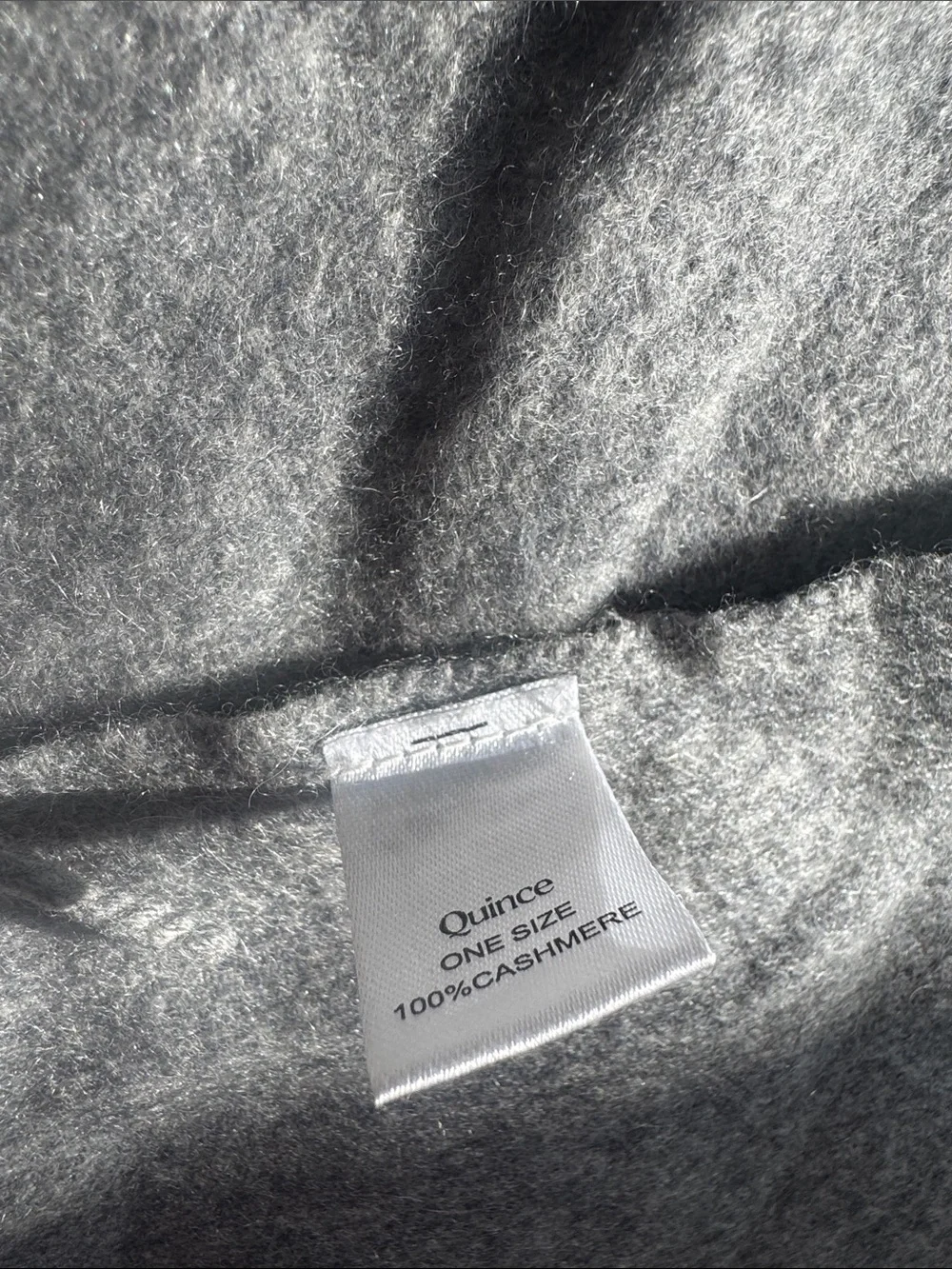 Quince cashmere throw blanket